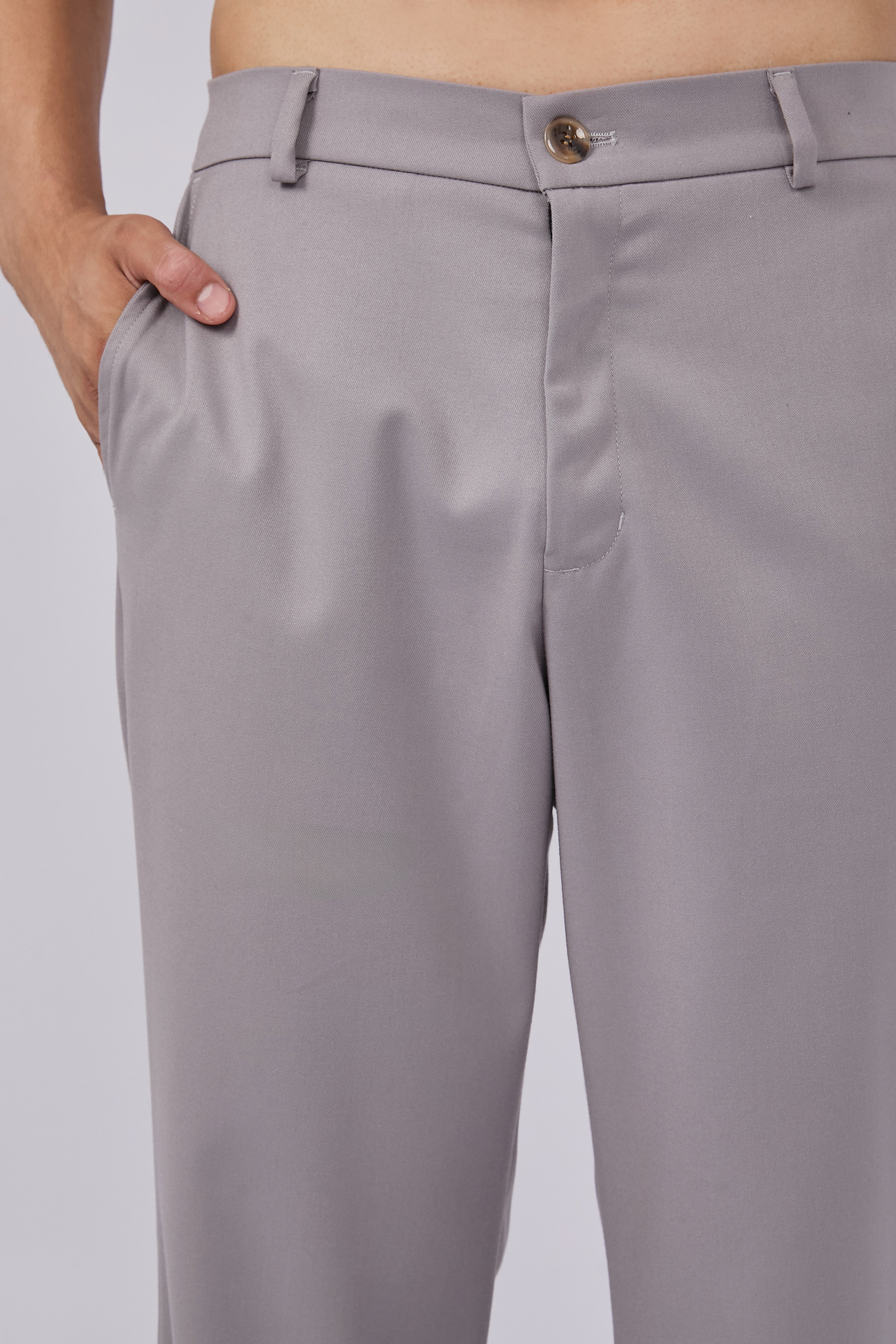PANTALON PALAZO DE VESTIR PARA HOMBRE YAARUB PLATA