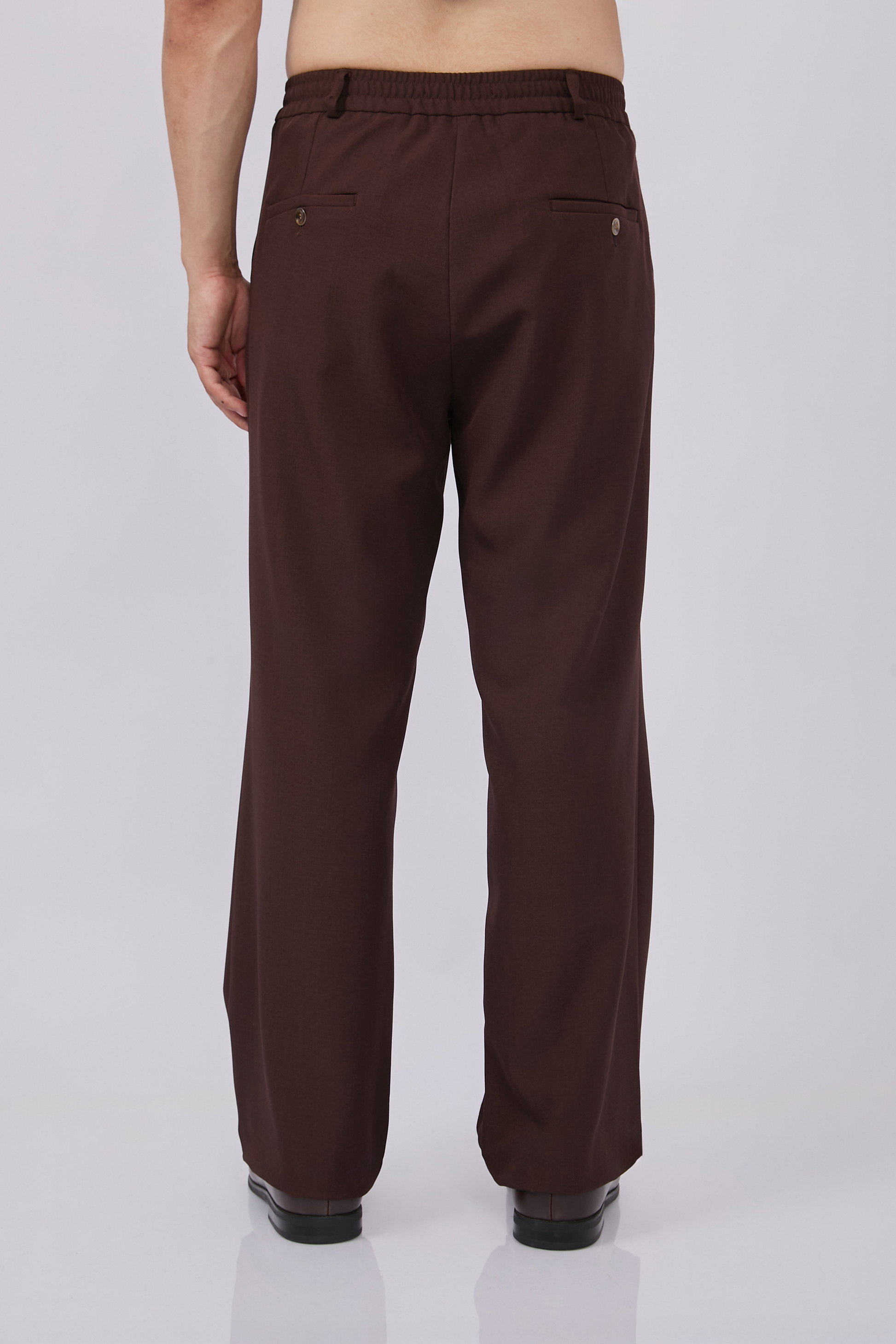 PANTALON PALAZO DE VESTIR PARA HOMBRE YAARUB MARRON