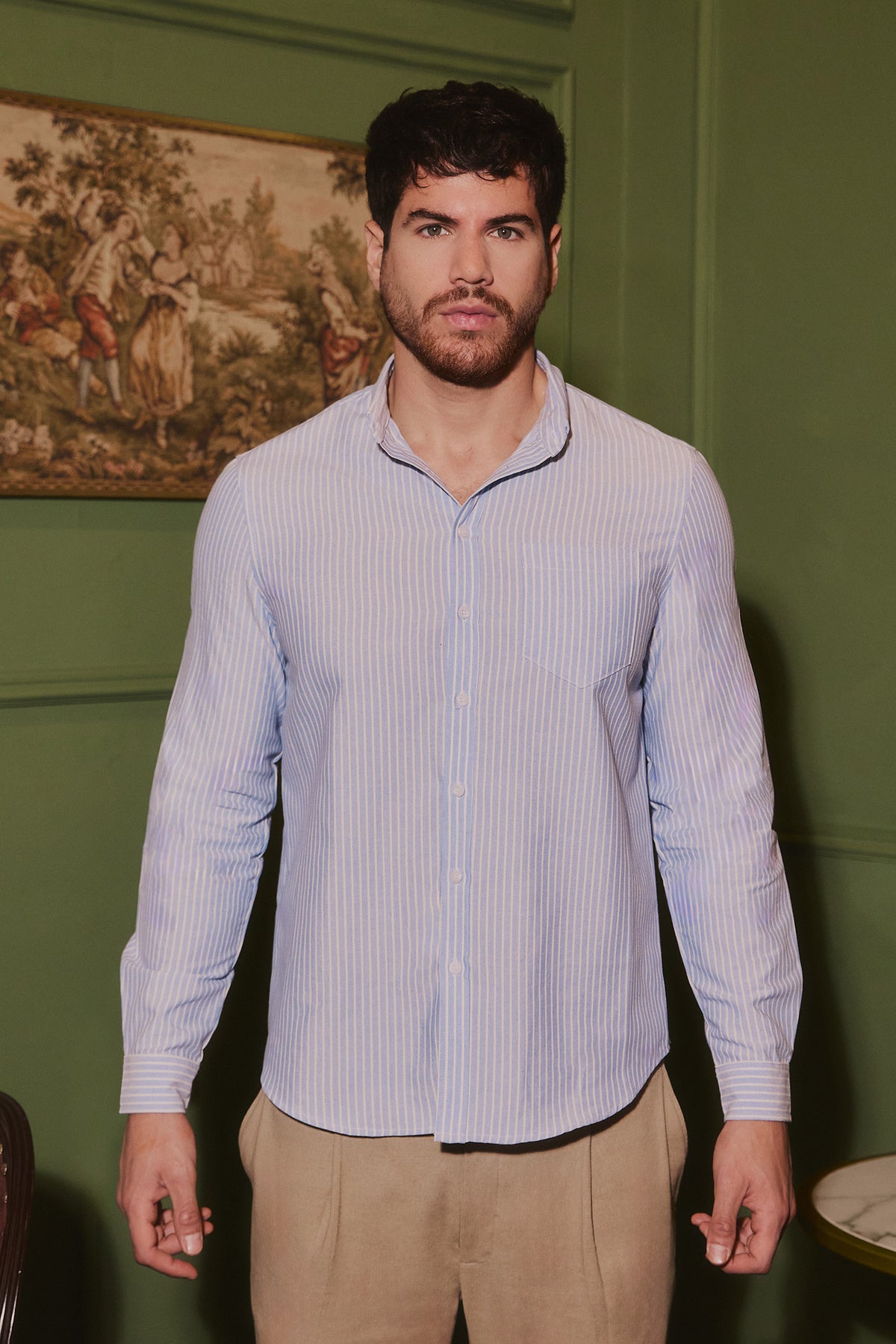 Camisa Oxford Celeste - Verne