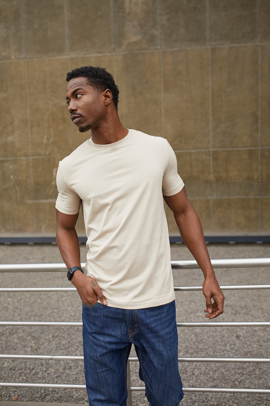 POLO DE ALGODÓN PIMA SLIM FIT UTKO BEIGE