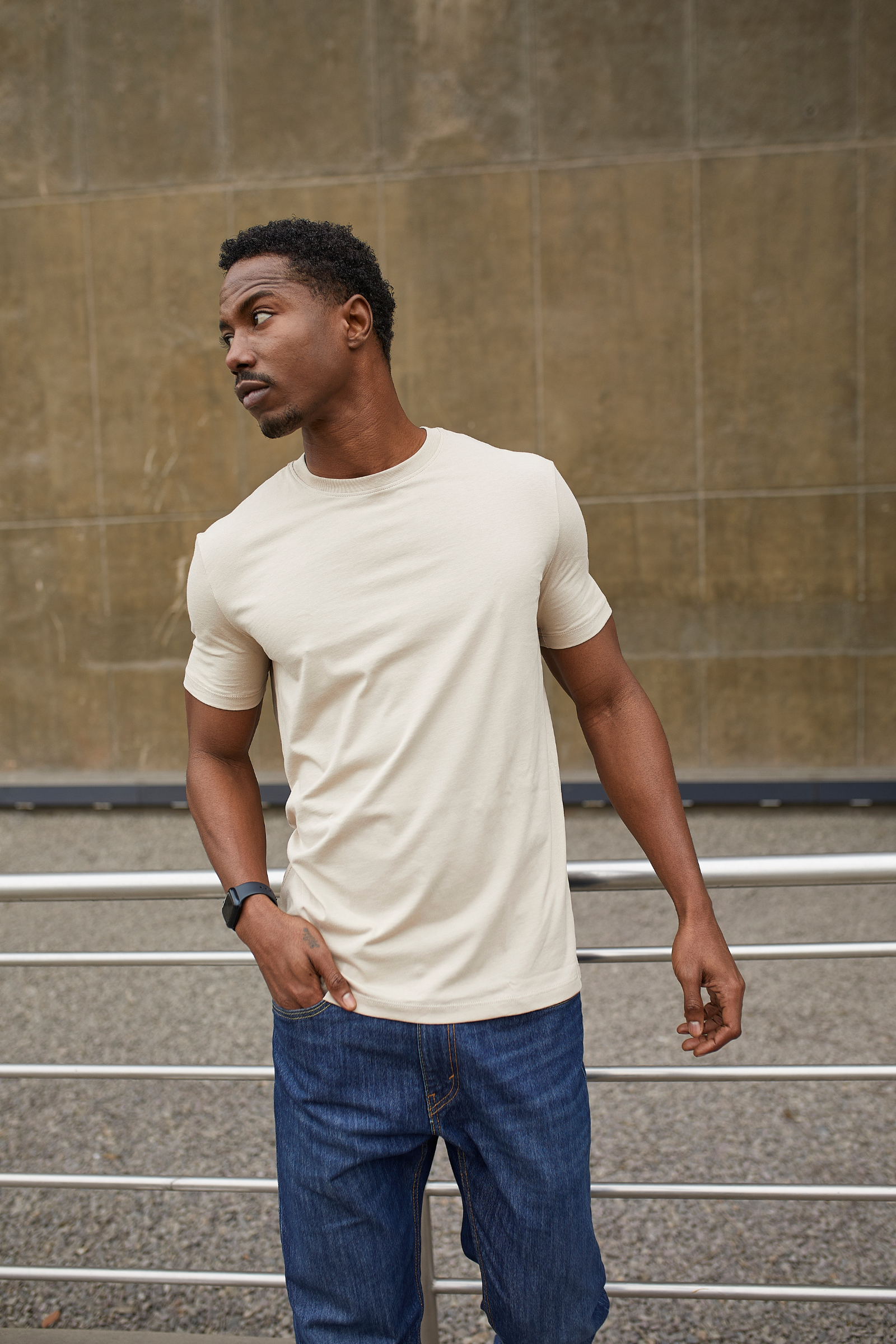 POLO DE ALGODÓN PIMA SLIM FIT UTKO BEIGE