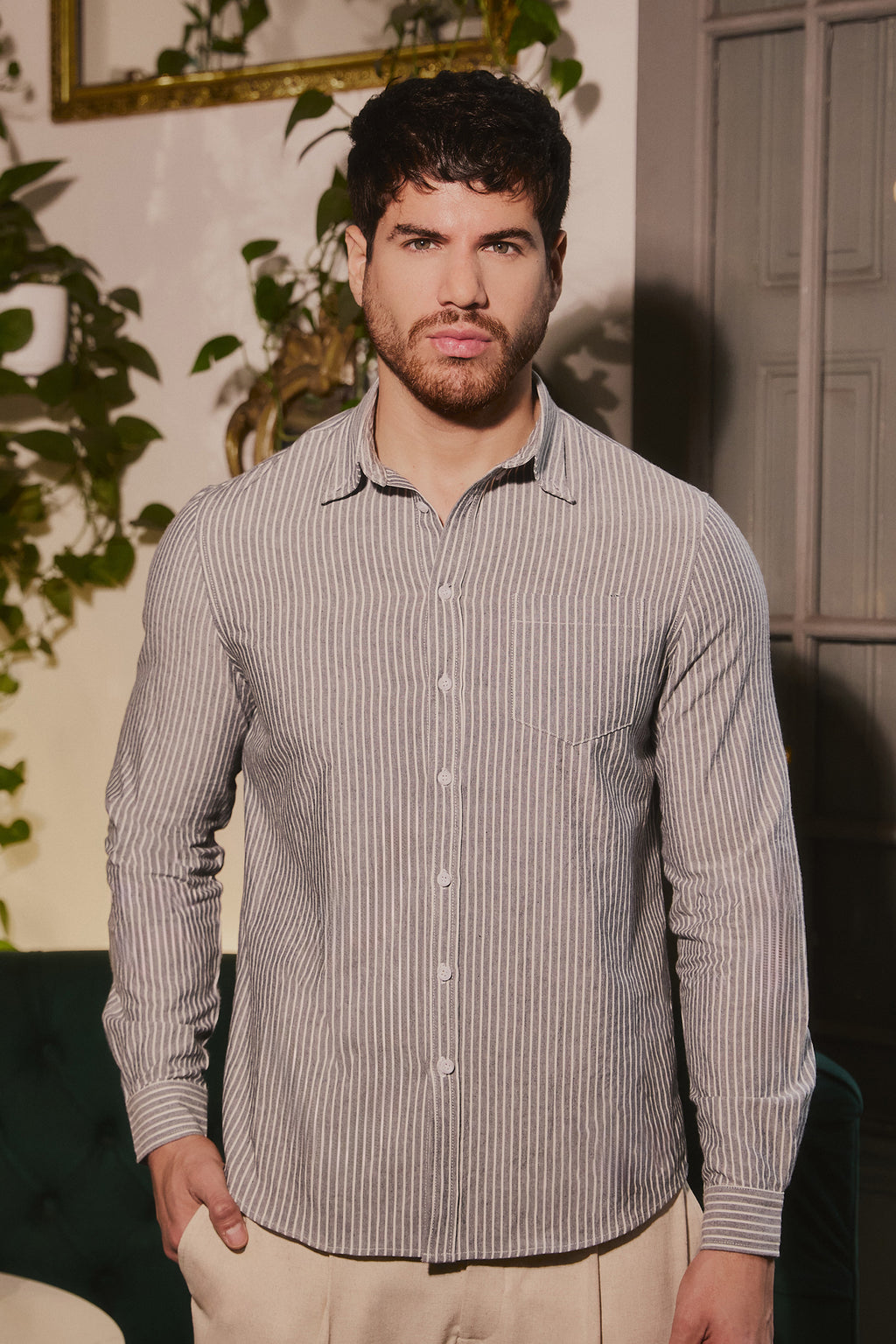 Camisa Oxford Plomo - Verne