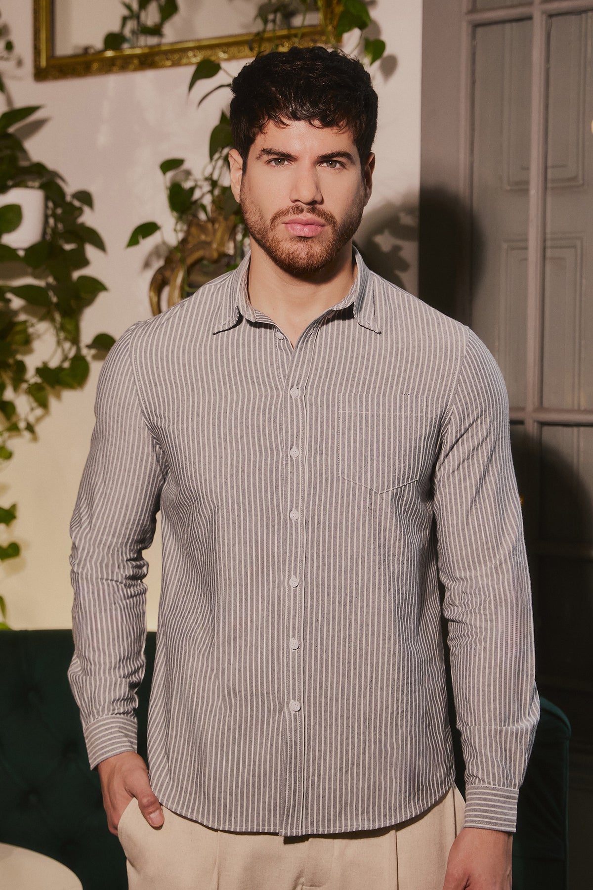 Camisa Oxford Plomo - Verne
