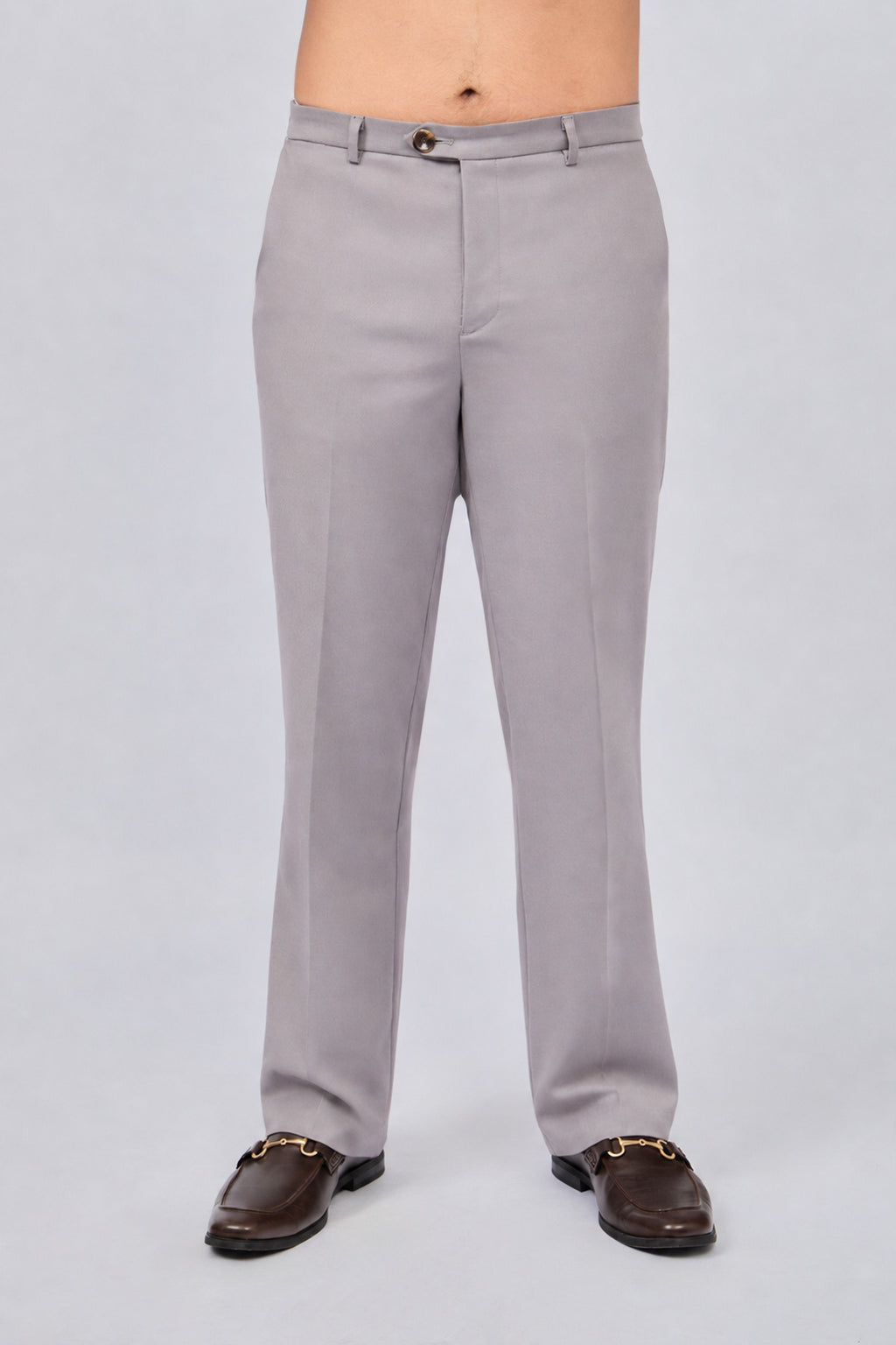 PANTALÓN SASTRE RECTO PARA HOMBRE GRIS APLOMO