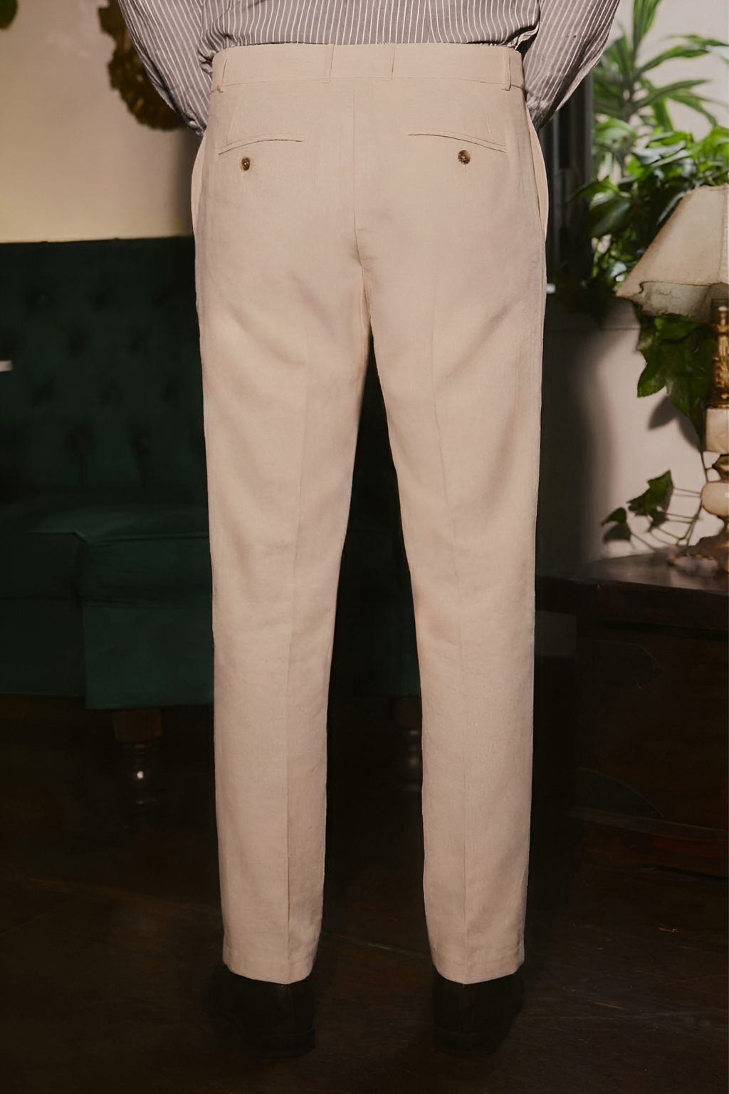PANTALÓN DE LINO CRUDO - VERNE