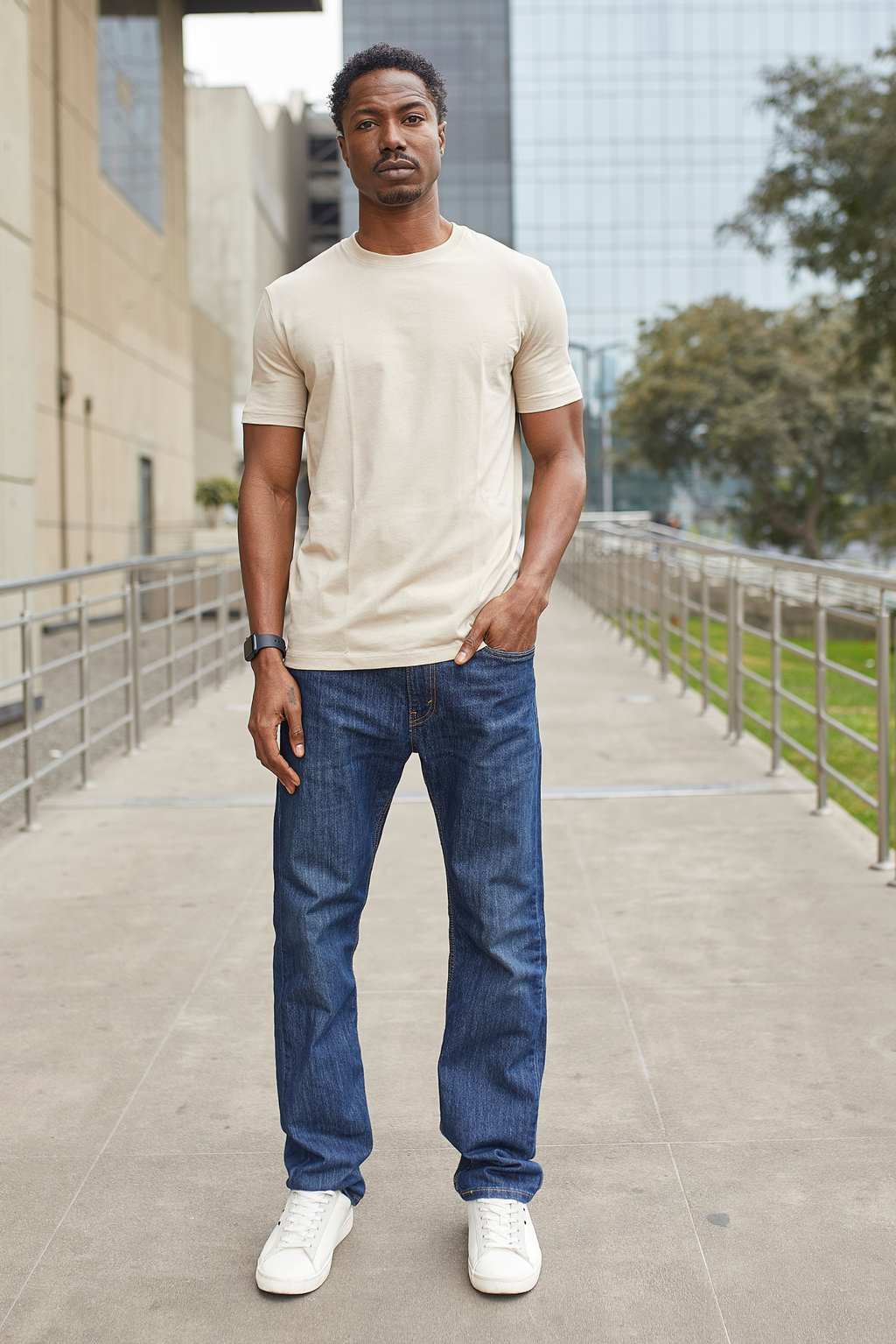 POLO DE ALGODÓN PIMA SLIM FIT UTKO BEIGE