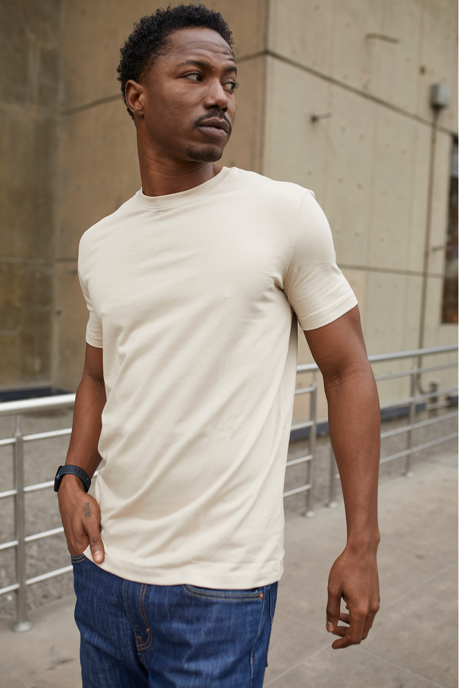 POLO DE ALGODÓN PIMA SLIM FIT UTKO BEIGE