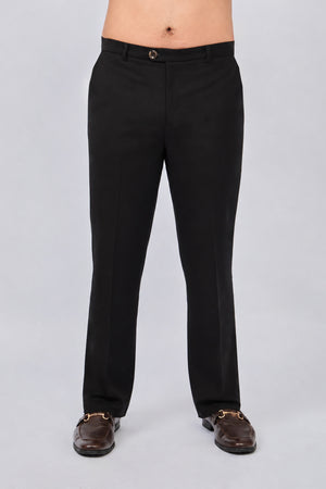 PANTALÓN SASTRE RECTO PARA HOMBRE NEGRO APLOMO