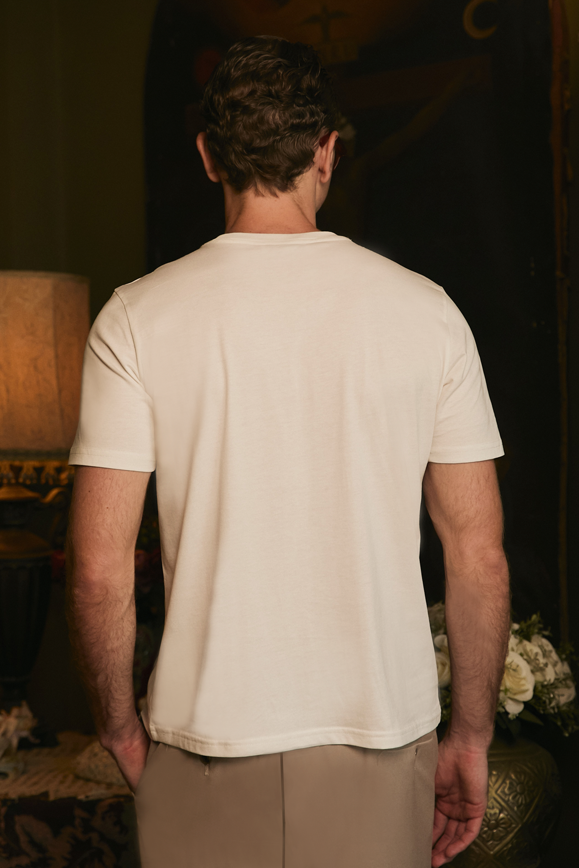 POLO DE ALGODÓN PIMA REGULAR FIT PERLA NAHUEL