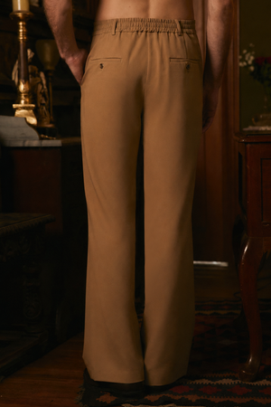 PANTALON PALAZO DE VESTIR PARA HOMBRE YAARUB CAMEL