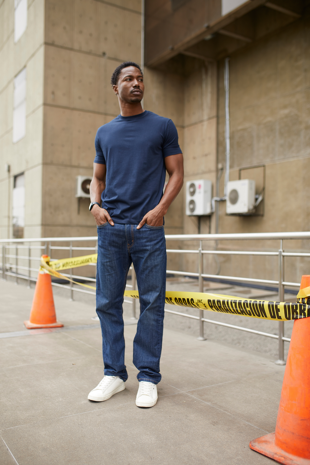 POLO DE ALGODÓN PIMA SLIM FIT UTKO MARINO