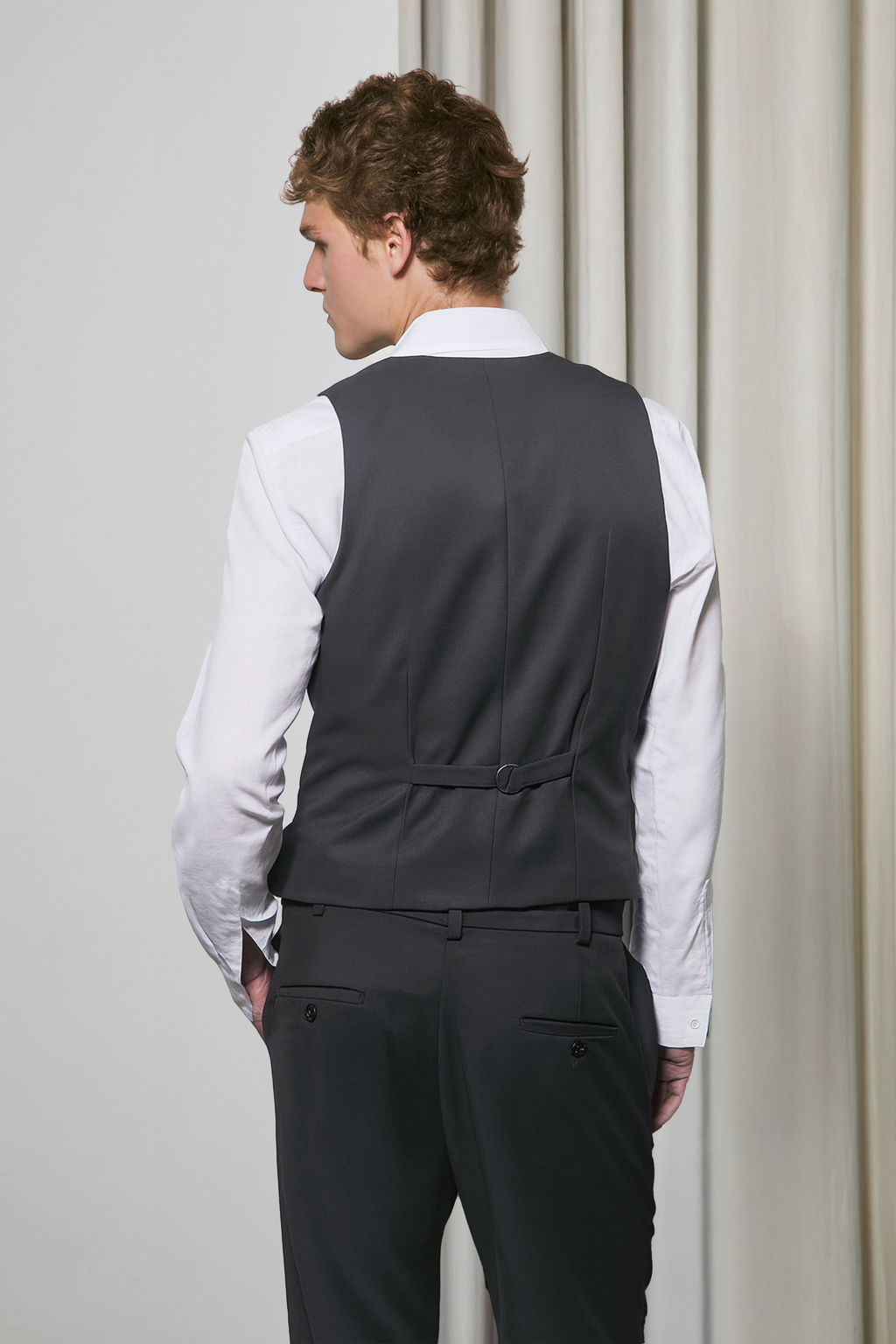 CHALECO DE SASTRE PARA HOMBRE PLOMO DARIO