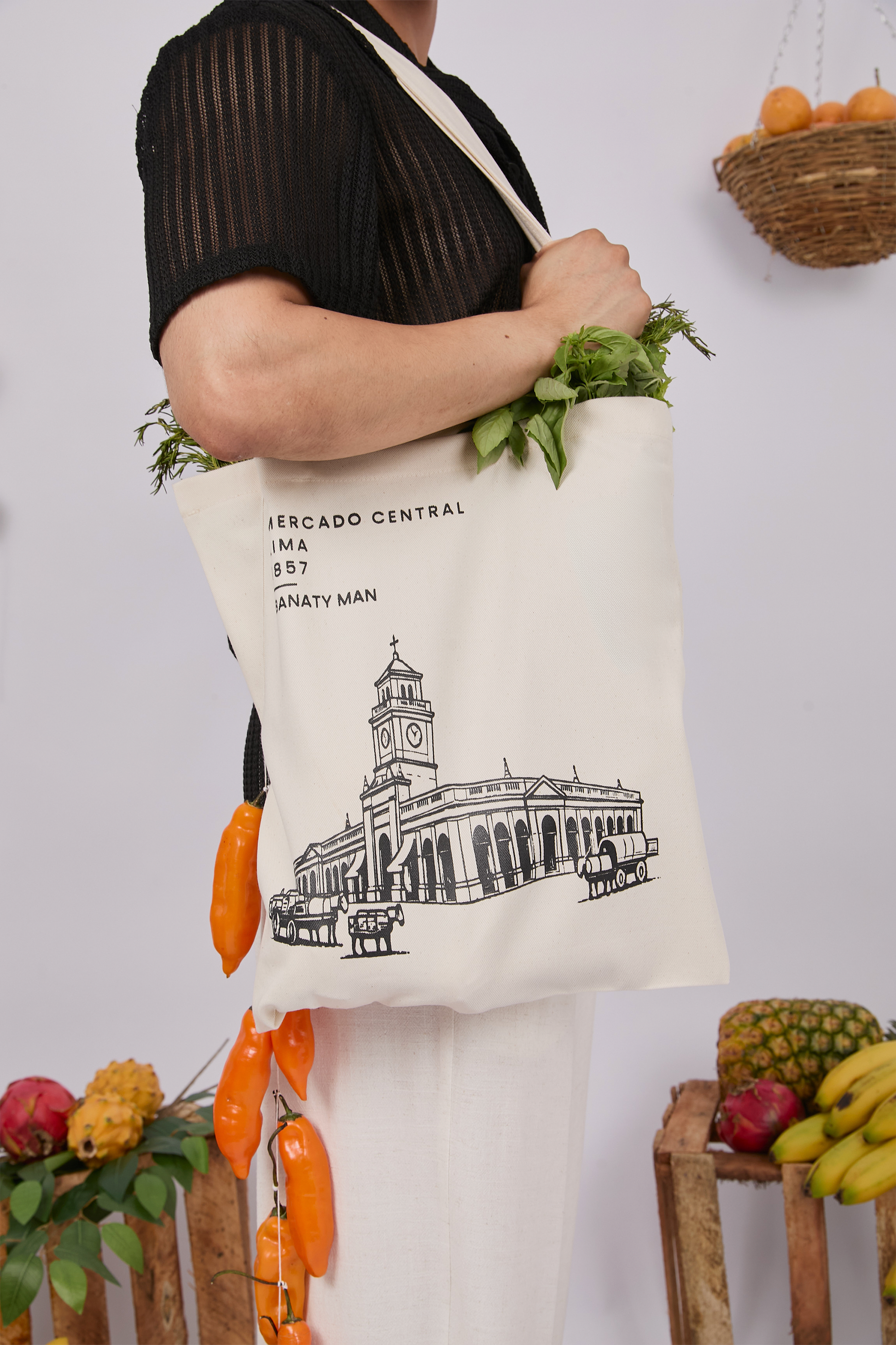 TOTE BAG DE TOCUYO 100% ALGODÓN NATURAL