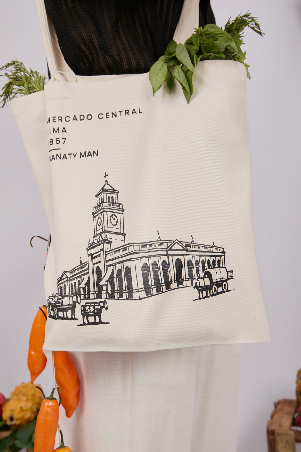 TOTE BAG DE TOCUYO 100% ALGODÓN NATURAL
