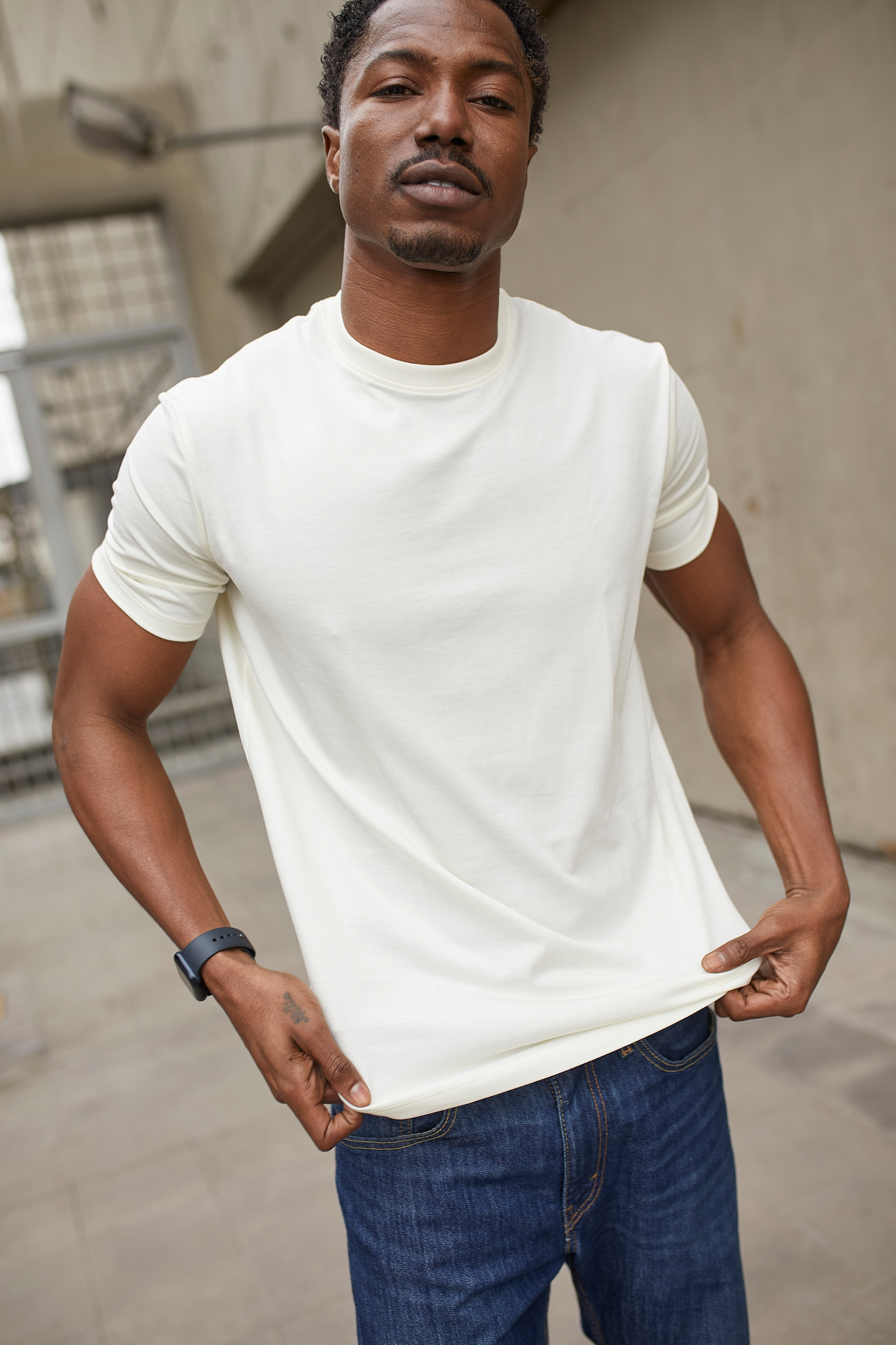 POLO DE ALGODÓN PIMA SLIM FIT UTKO BLANCO