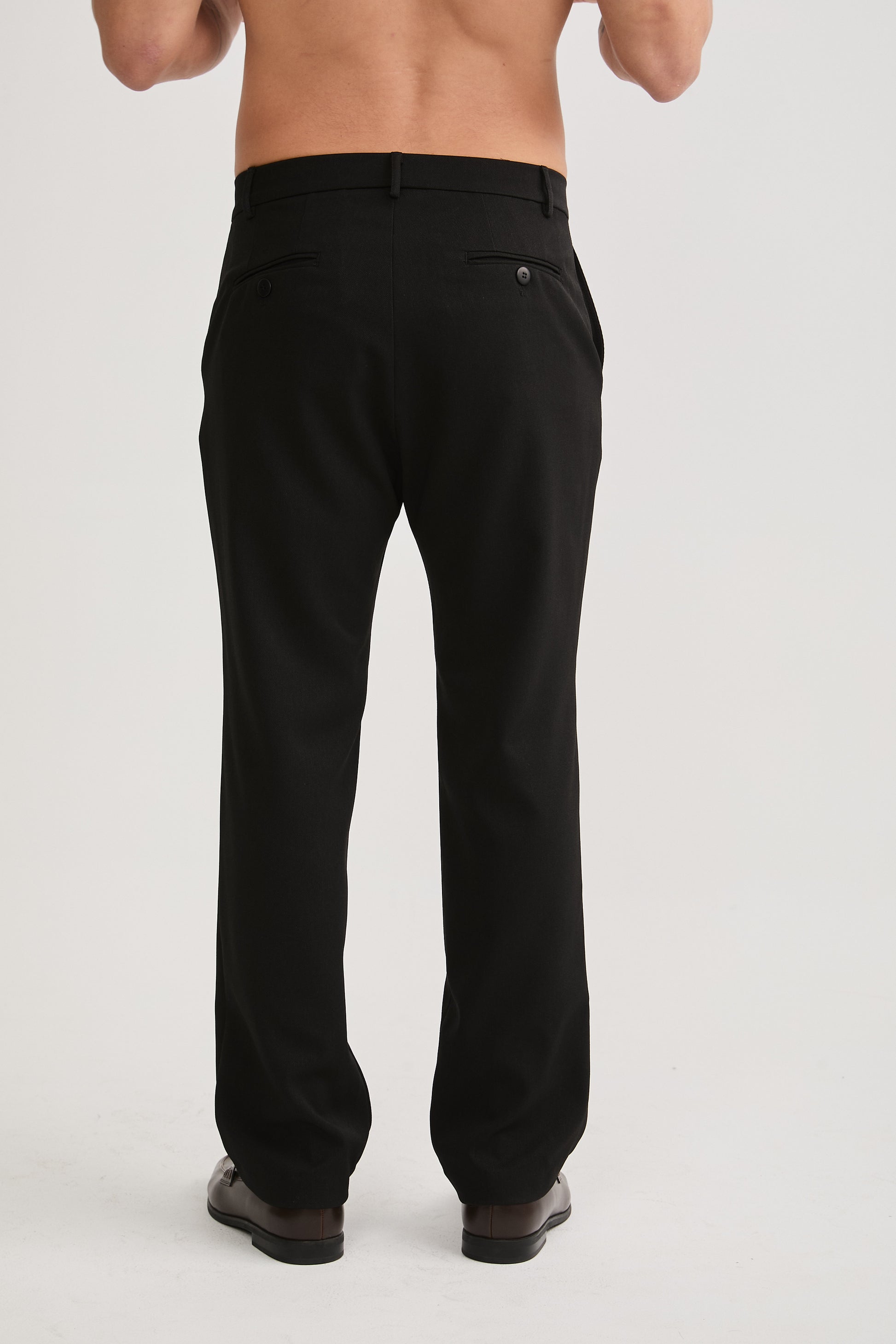 PANTALON PALAZO DE VESTIR PARA HOMBRE NEGRO