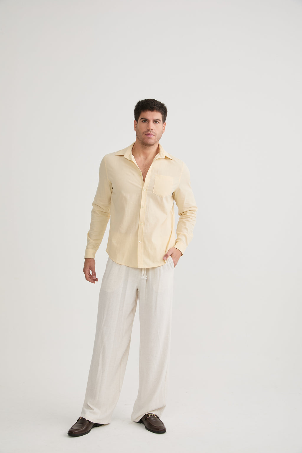 PALAZZO DE LINO PARA HOMBRE PERLA - COCCO
