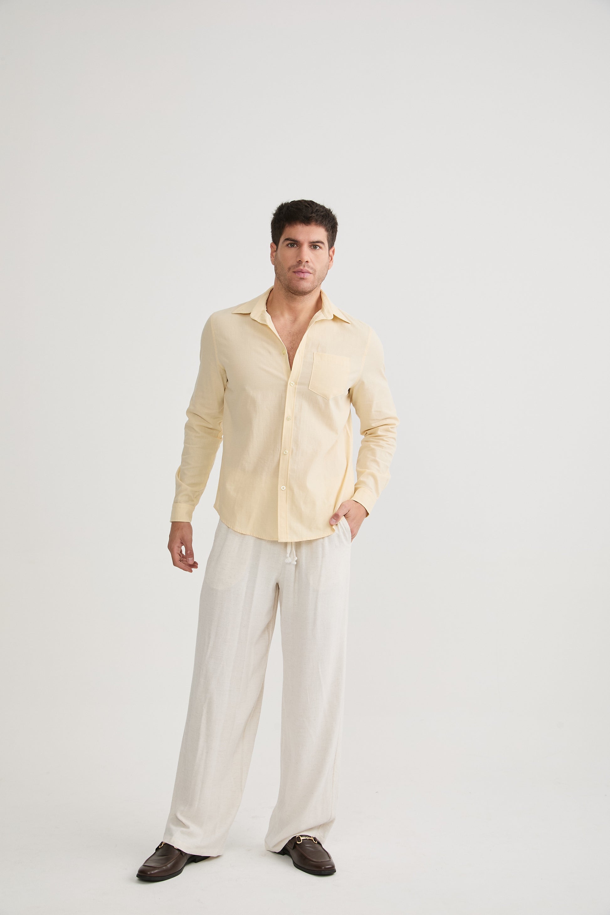 PALAZZO DE LINO PARA HOMBRE PERLA - COCCO
