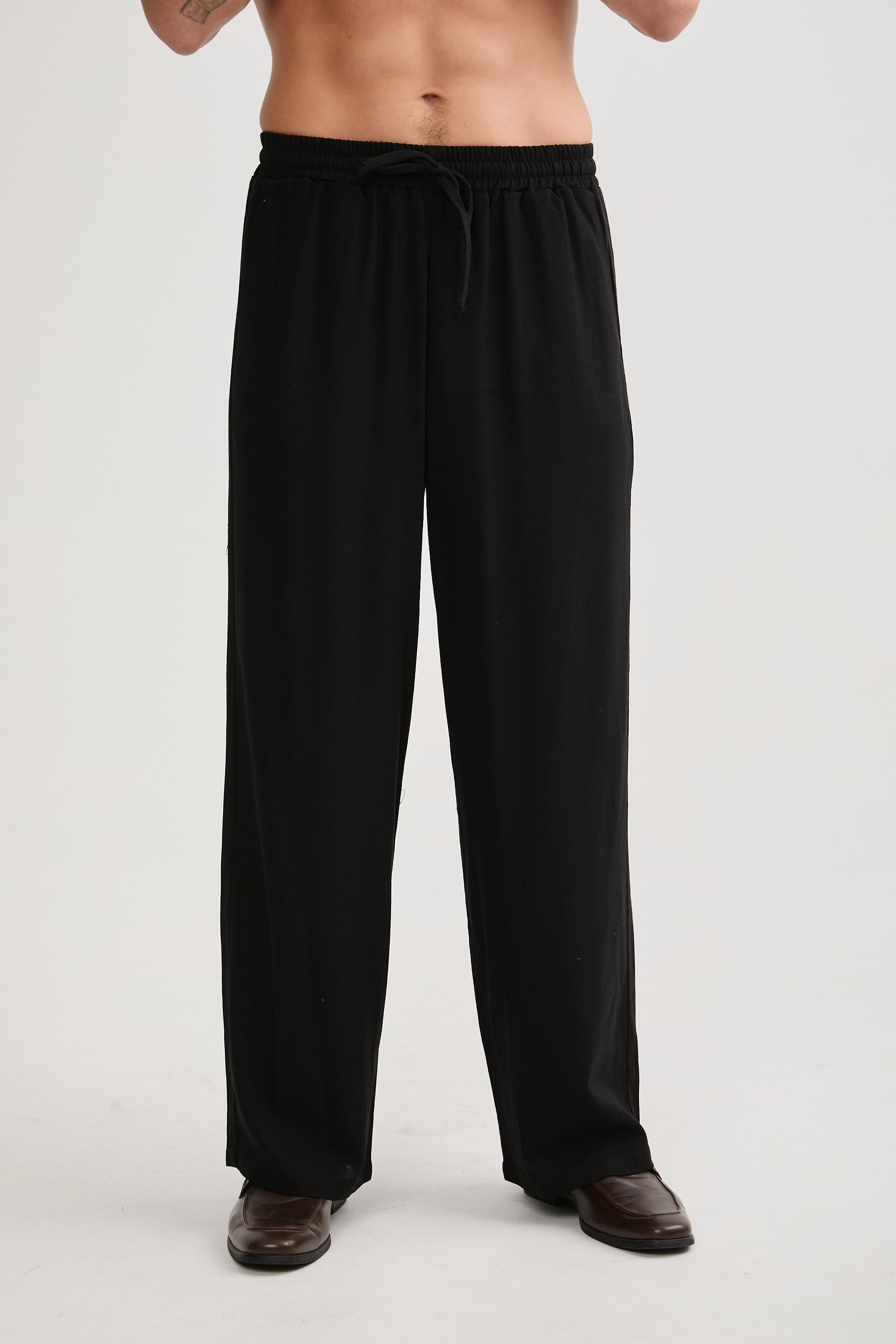 PALAZZO DE LINO PARA HOMBRE NEGRO - COCCO