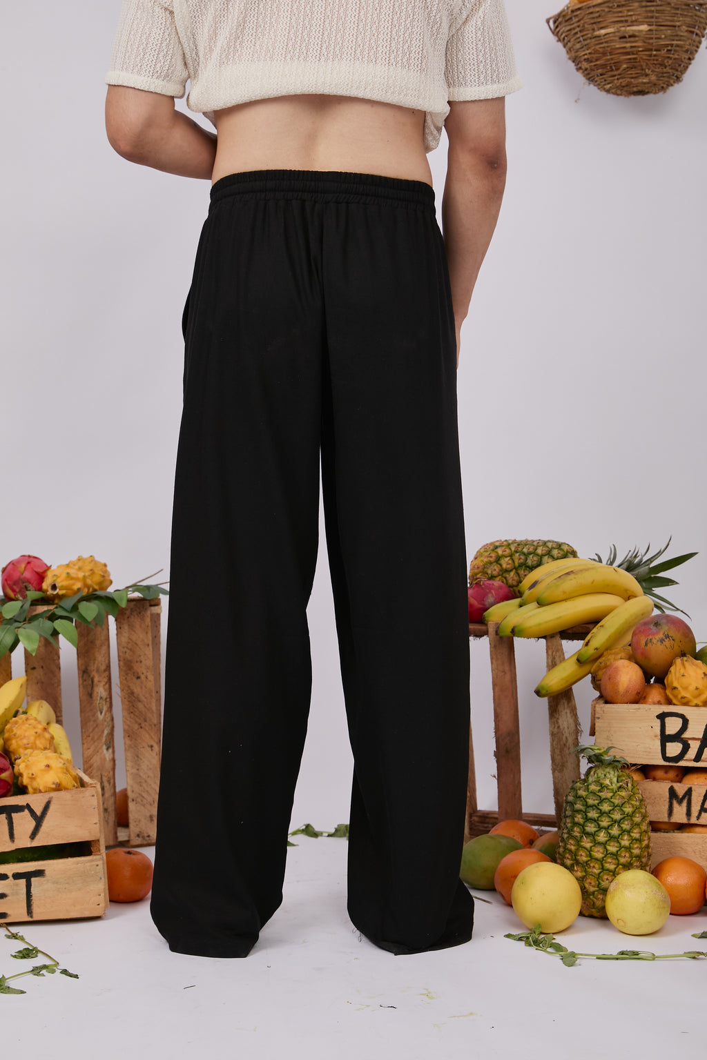 PALAZZO DE LINO PARA HOMBRE NEGRO - COCCO