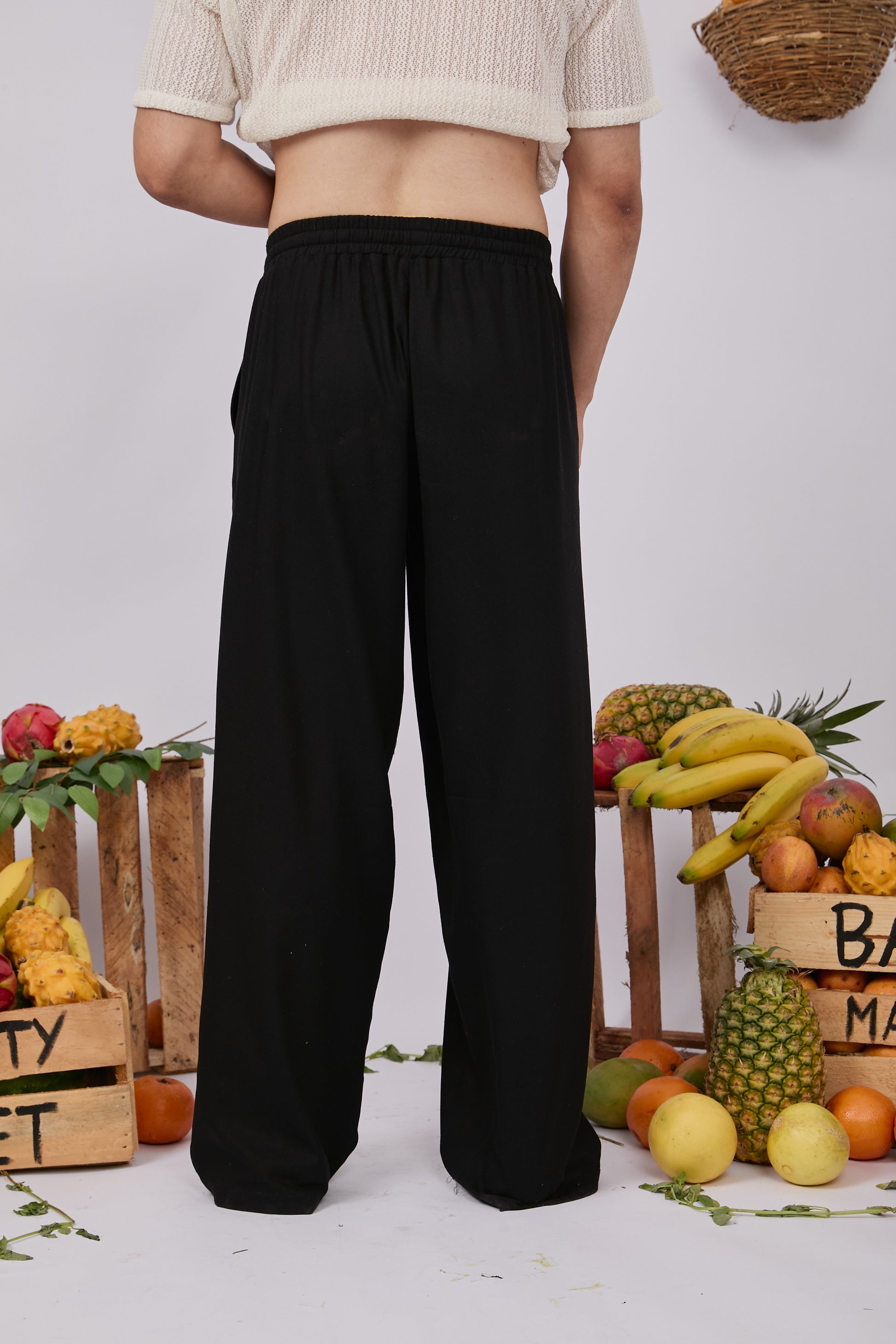 PALAZZO DE LINO PARA HOMBRE NEGRO - COCCO