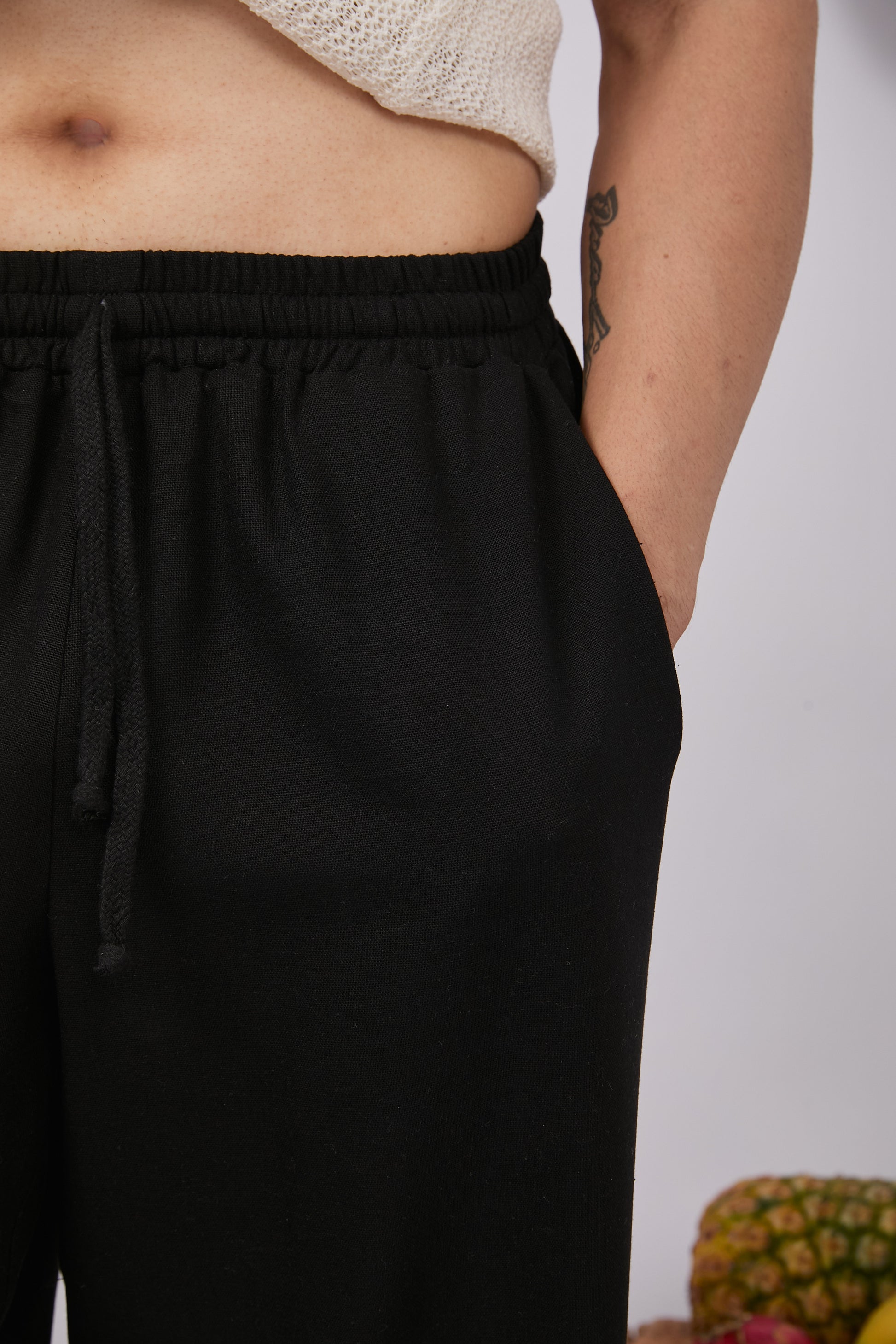 PALAZZO DE LINO PARA HOMBRE NEGRO - COCCO