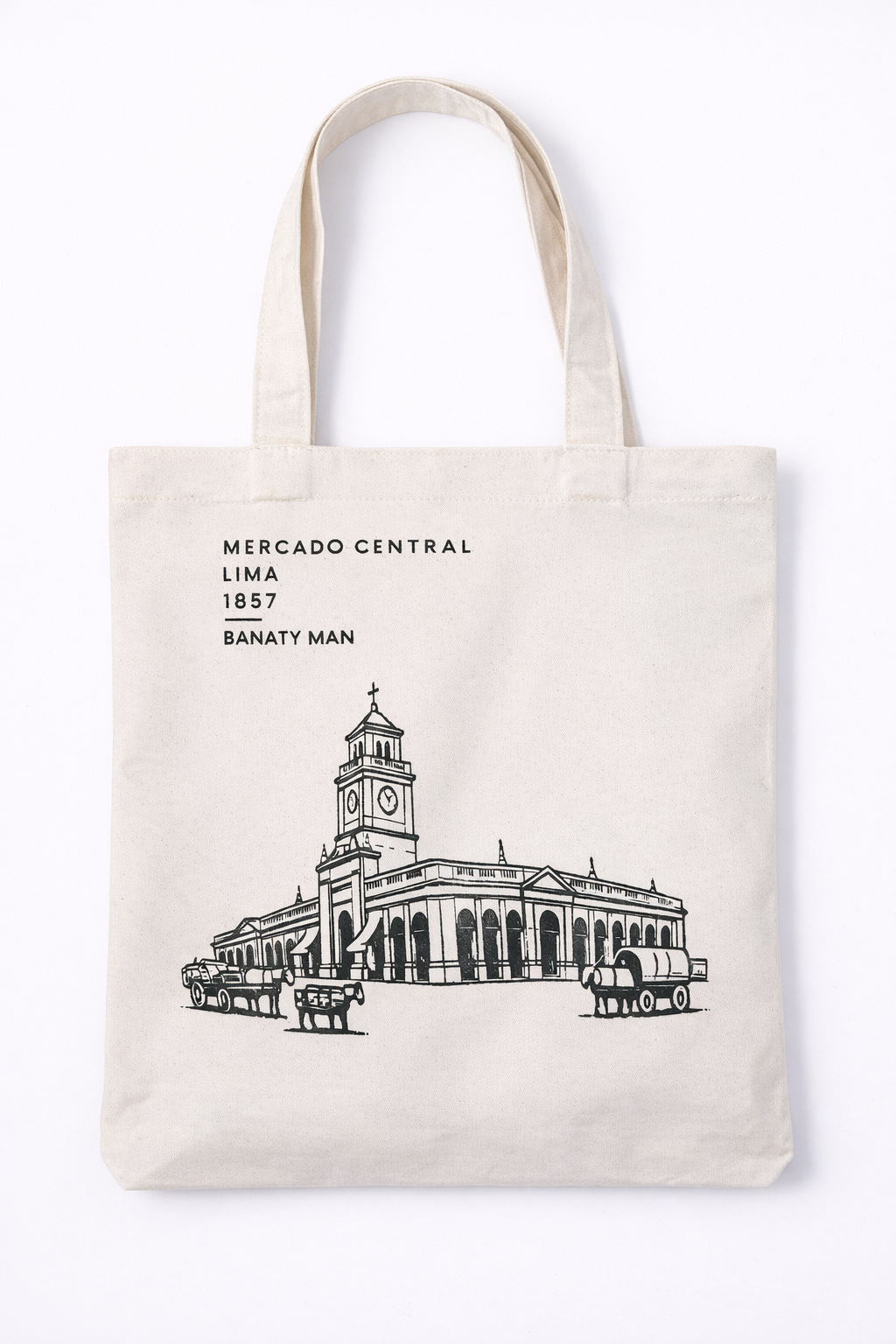 TOTE BAG DE TOCUYO 100% ALGODÓN NATURAL