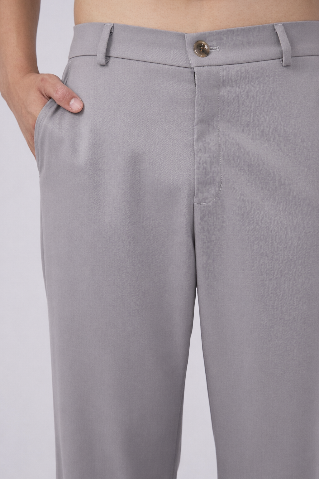 PANTALON PALAZO DE VESTIR PARA HOMBRE YAARUB PLATA