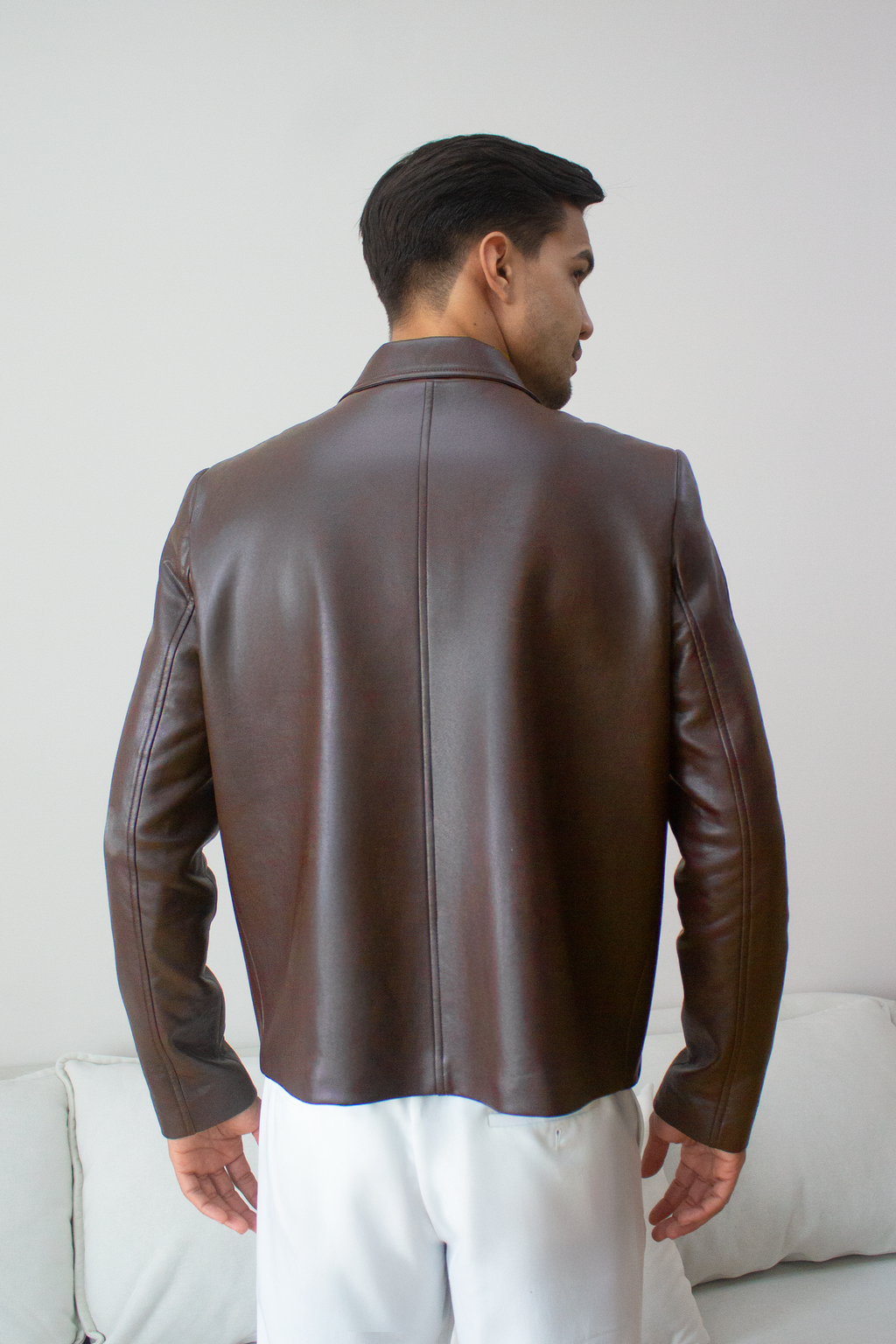 CASACA DE CUERINA PARA HOMBRE MARRON DAMIAN