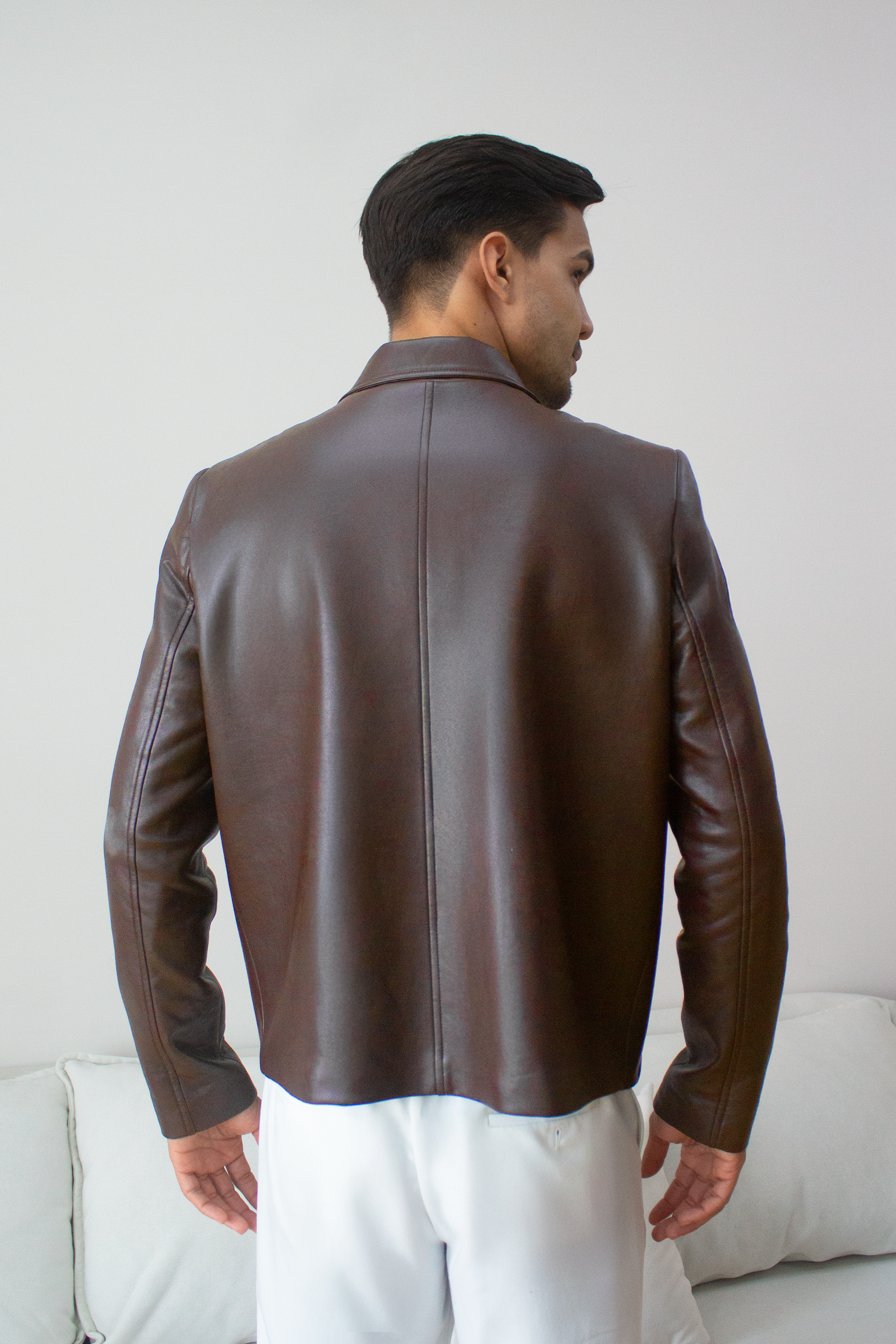 CASACA DE CUERINA PARA HOMBRE MARRON DAMIAN