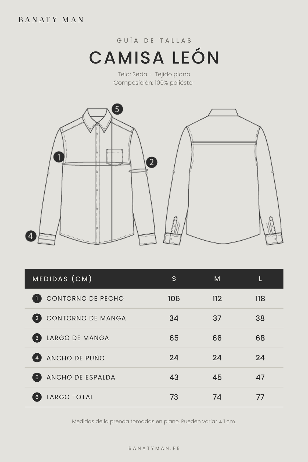 CAMISA DE SEDA PARA HOMBRE MANGA LARGA MARRON