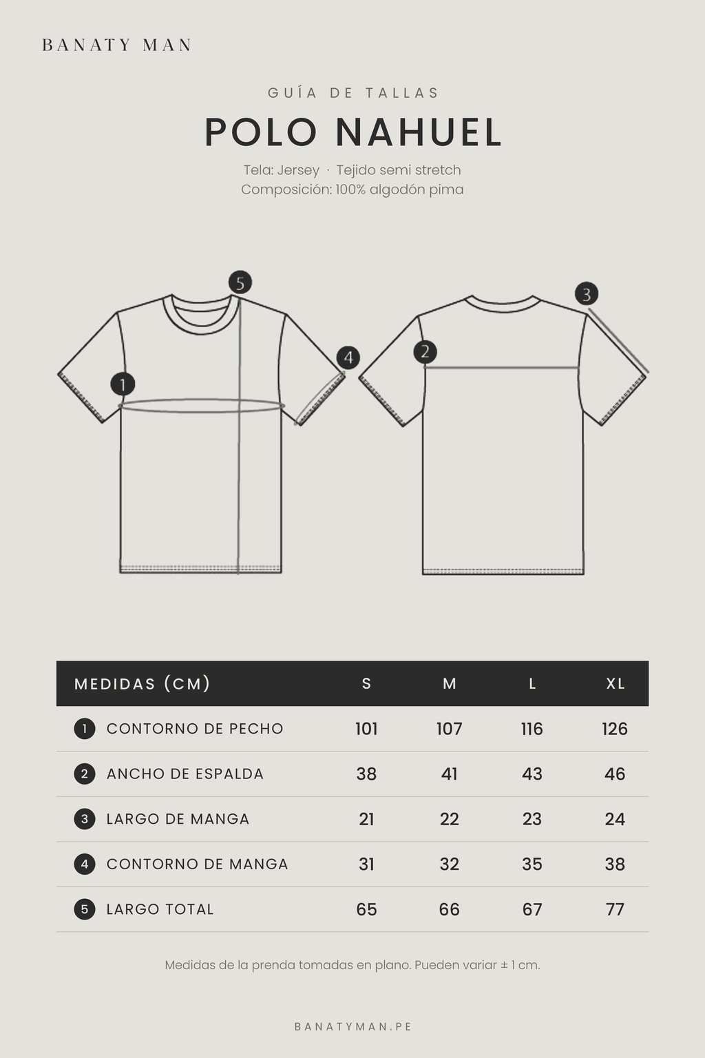 POLO DE ALGODÓN PIMA REGULAR FIT CEMENTO NAHUEL