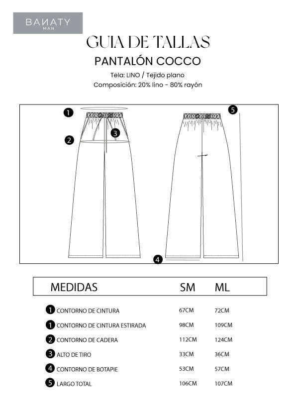 PALAZZO DE LINO PARA HOMBRE PERLA - COCCO