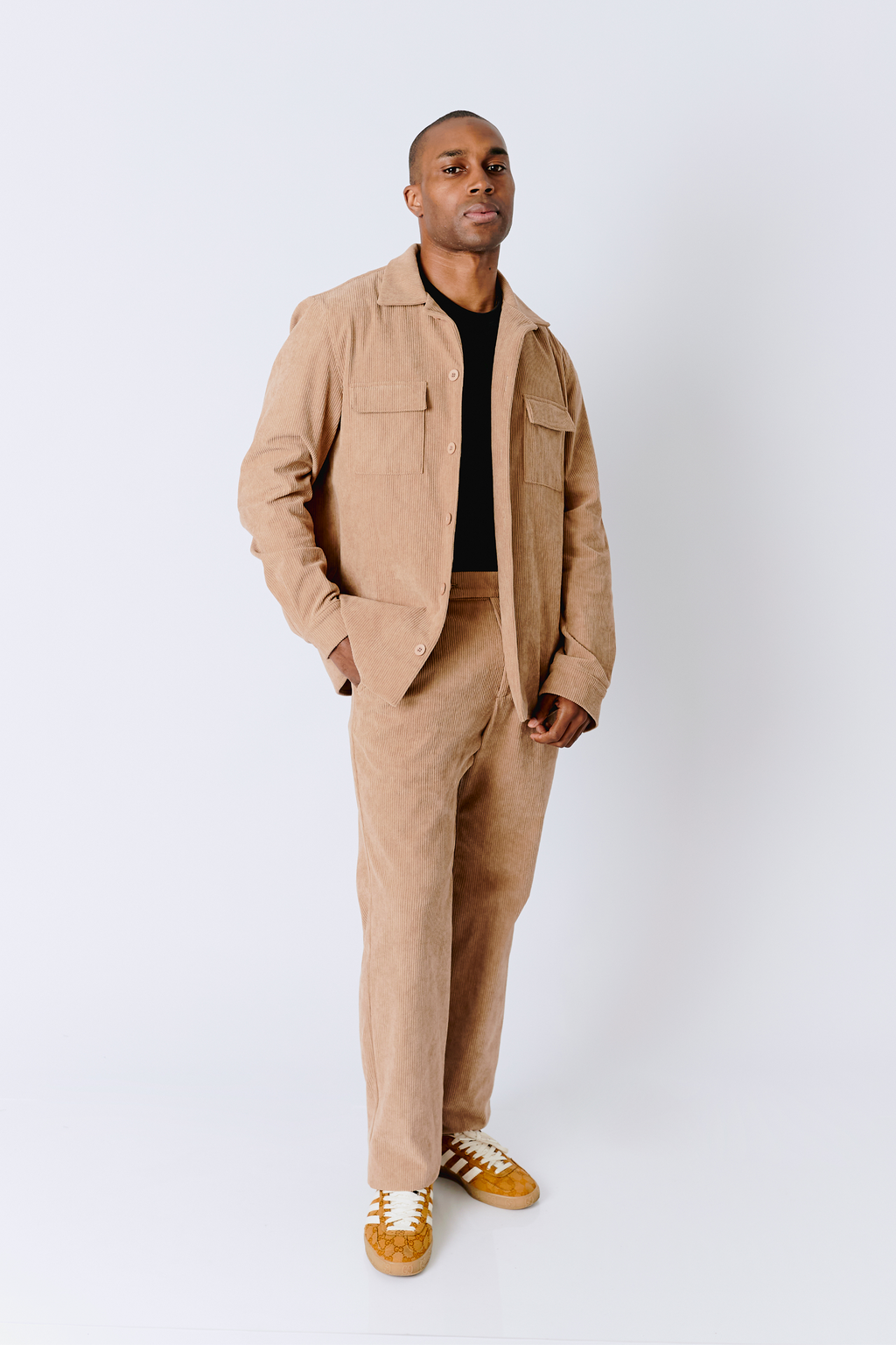 CAMISACO DE CORDUROY PARA HOMBRE FABRIZIO BEIGE
