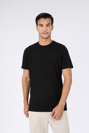 POLO DE ALGODÓN PIMA REGULAR FIT NEGRO NAHUEL
