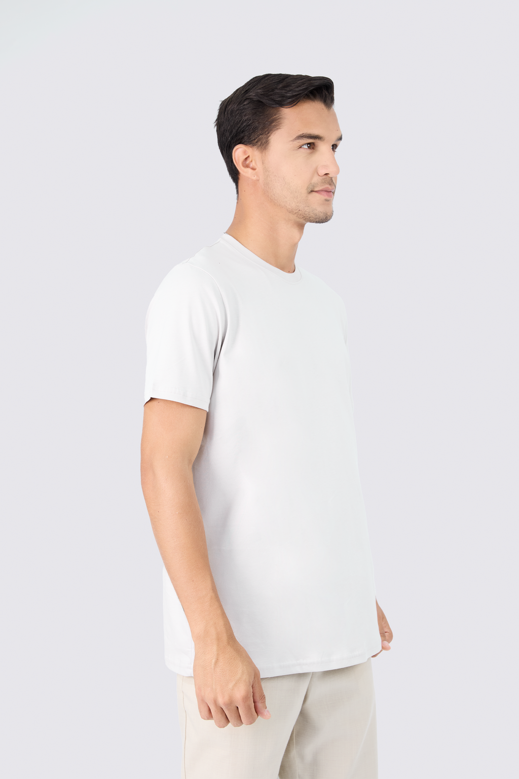 POLO DE ALGODÓN PIMA REGULAR FIT PERLA NAHUEL