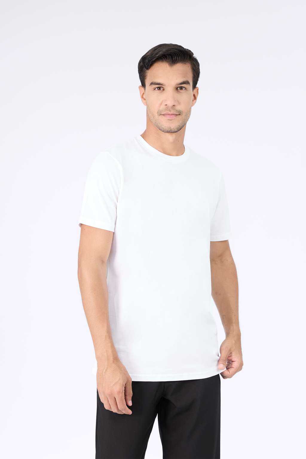 POLO DE ALGODÓN PIMA REGULAR FIT PERLA NAHUEL