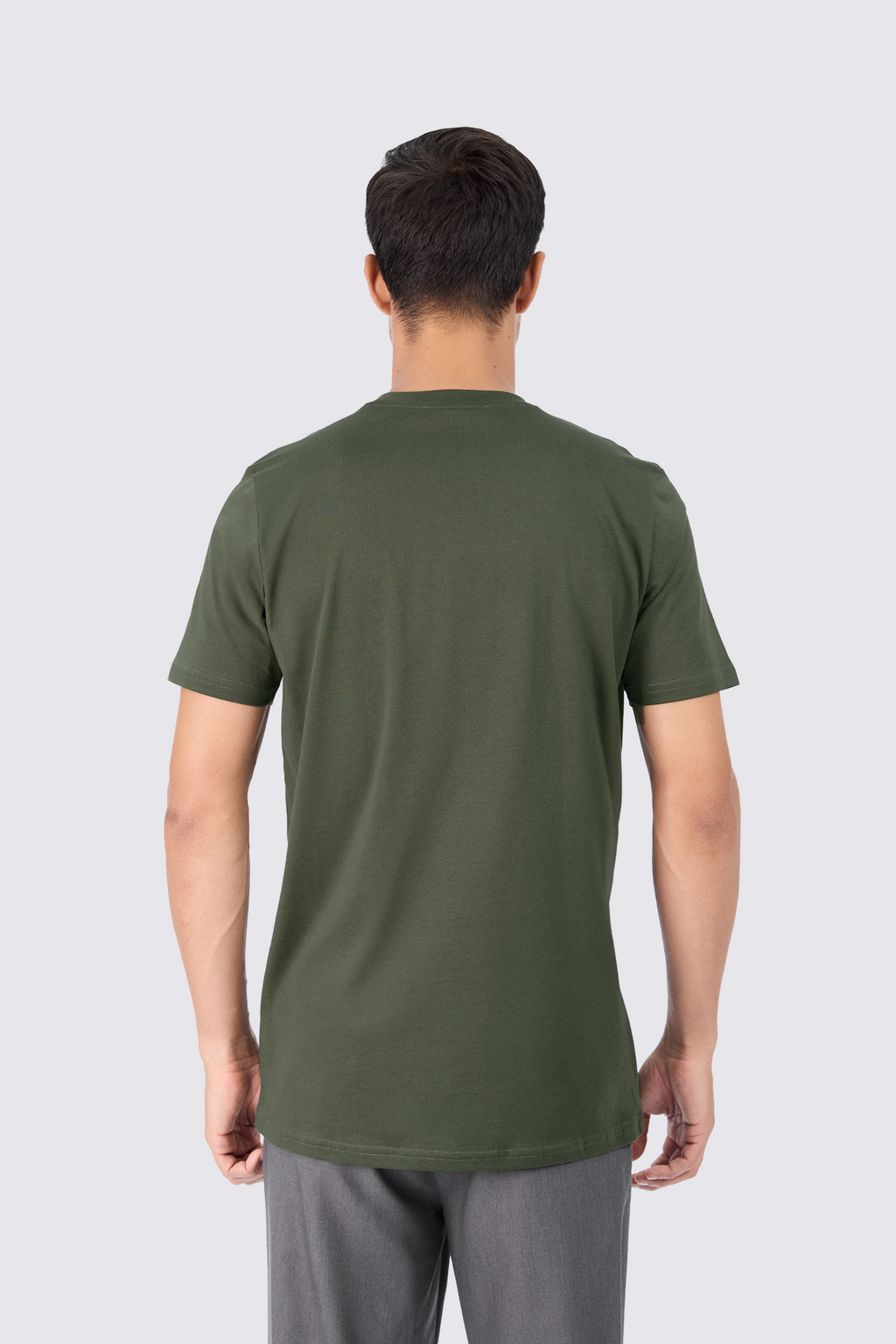 POLO DE ALGODÓN PIMA REGULAR FIT VERDE OLIVO NAHUEL