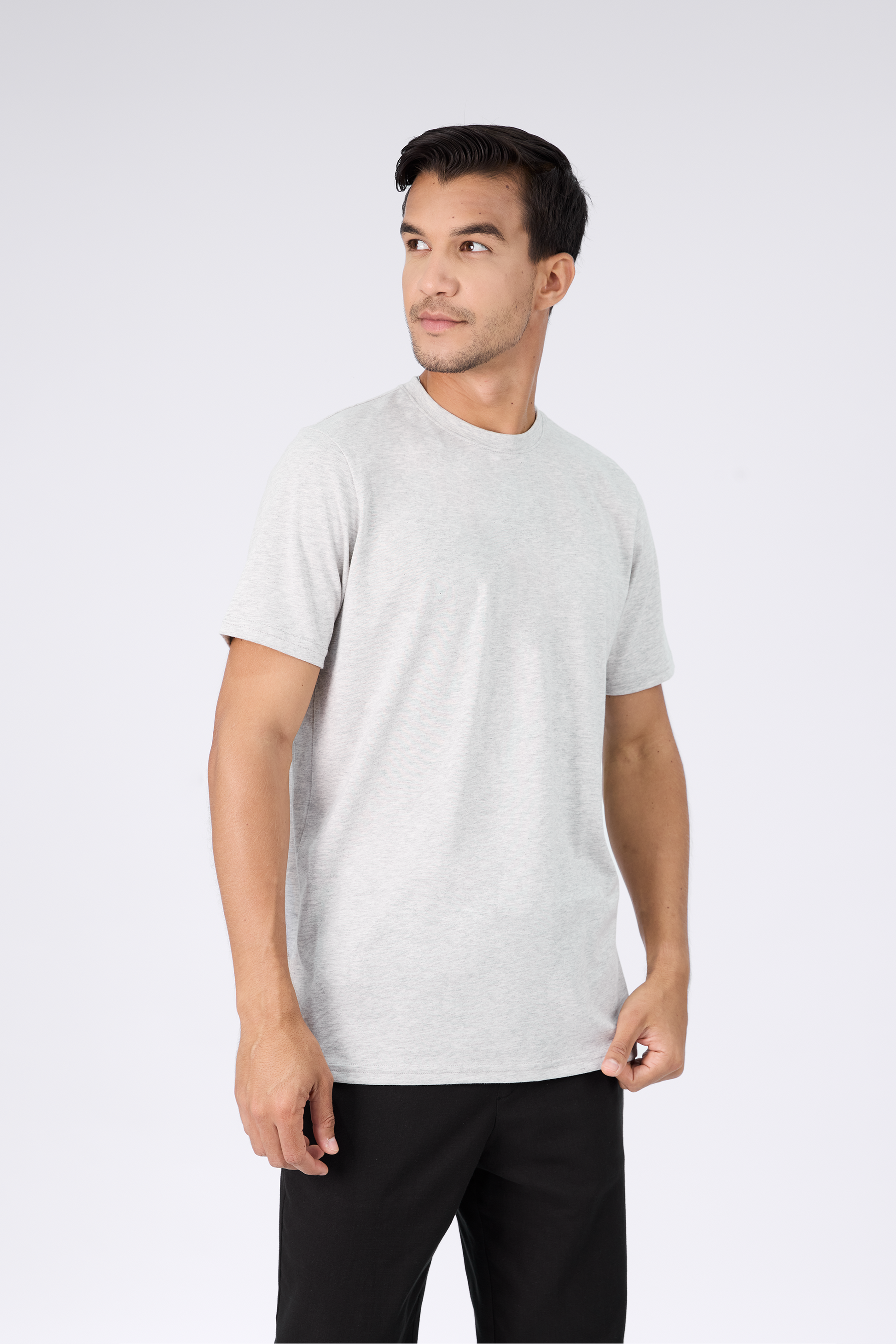 POLO DE ALGODÓN PIMA REGULAR FIT CEMENTO NAHUEL