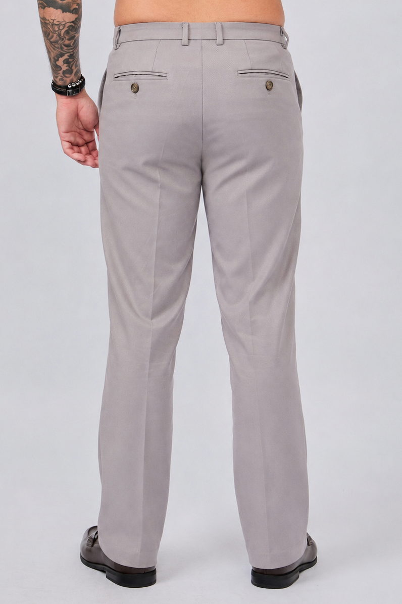 PANTALÓN SASTRE RECTO PARA HOMBRE GRIS APLOMO