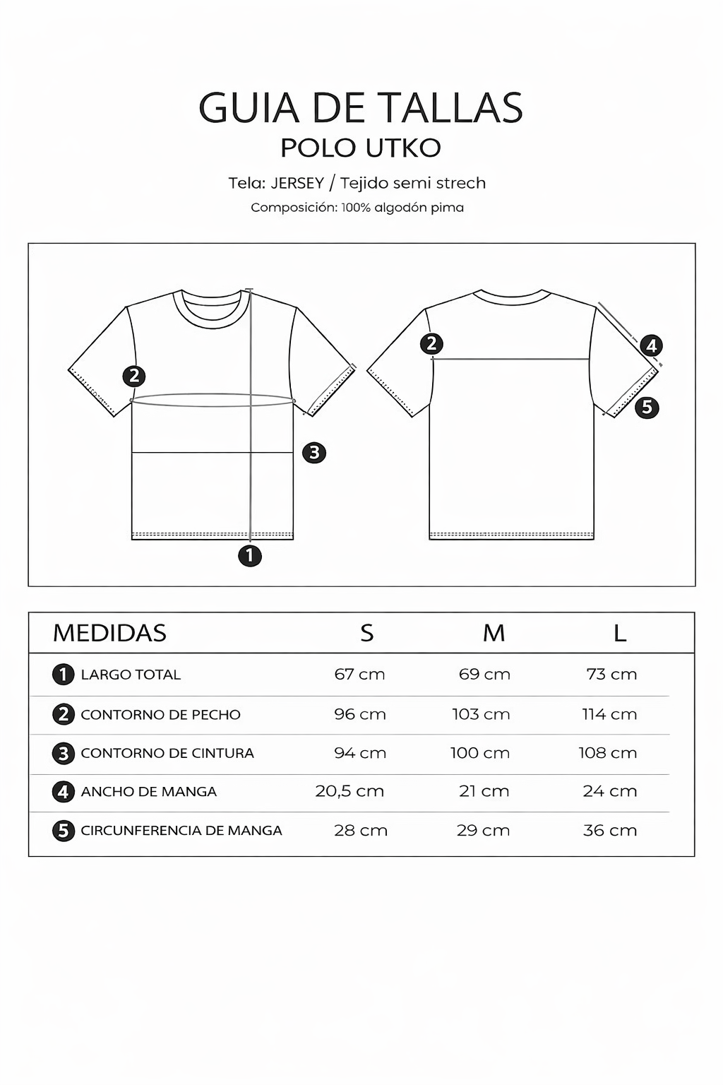 POLO DE ALGODÓN PIMA SLIM FIT UTKO CREMA