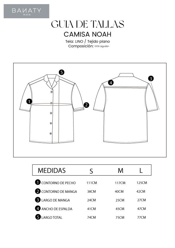 CAMISA MANGA CORTA DE LINO A RAYAS MARRON NOAH