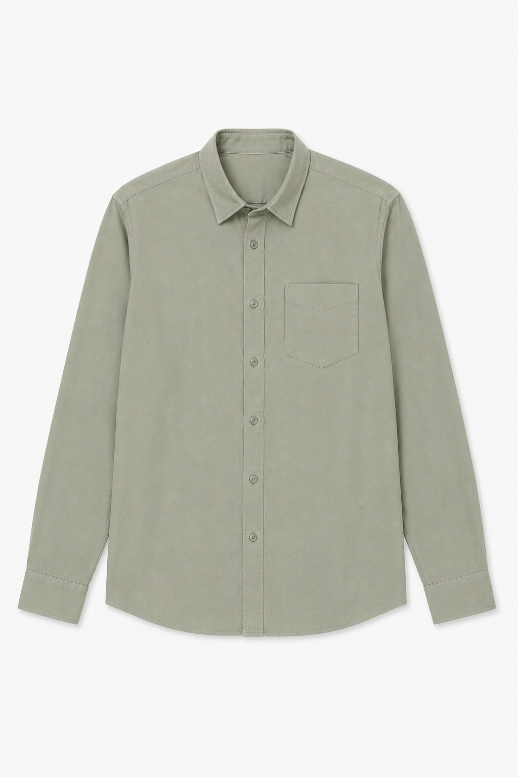 CAMISA DE LINO PARA HOMBRE MANGA LARGA LAIS OLIVO