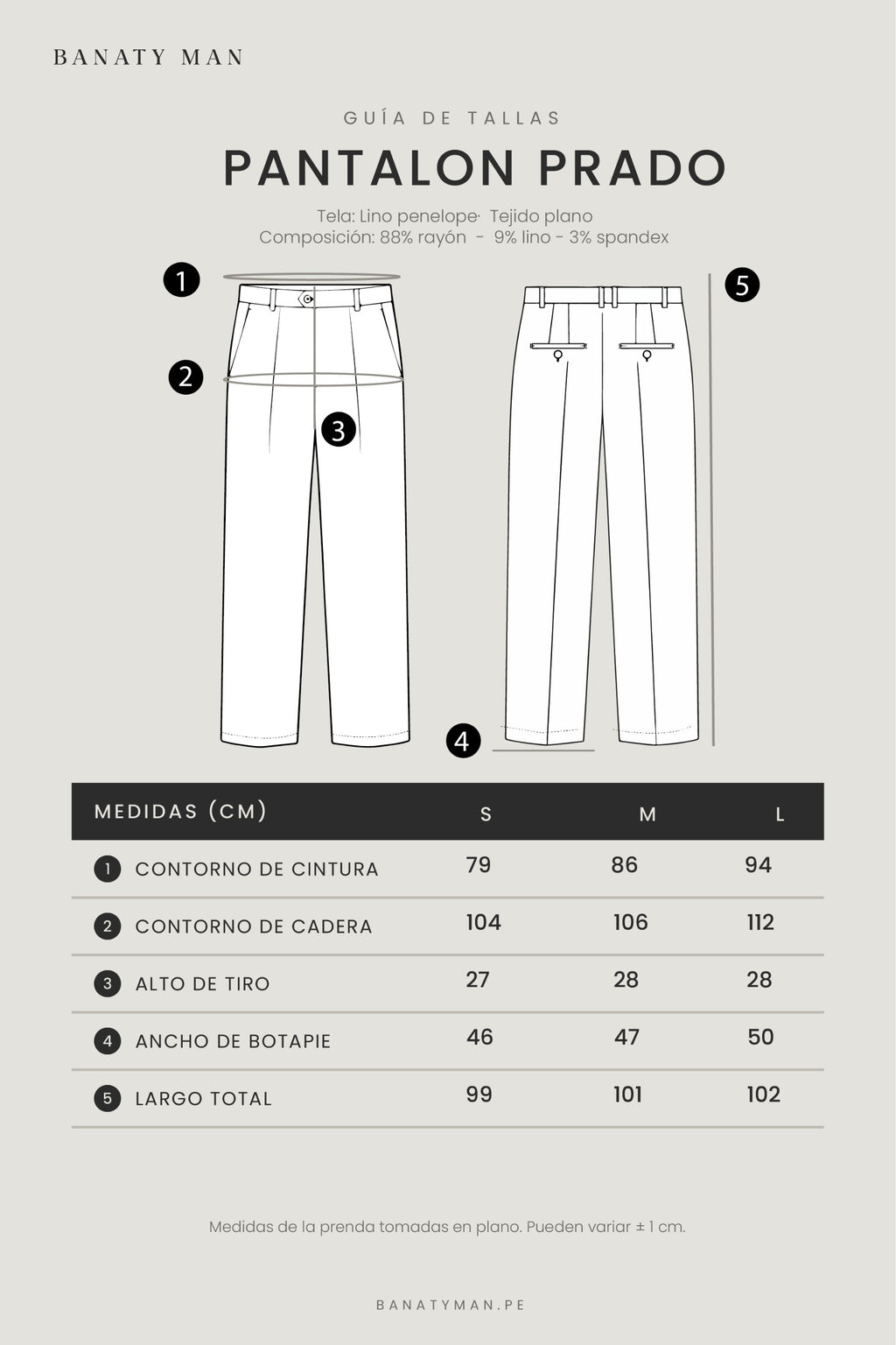 PANTALÓN DE LINO CAMEL - VERNE