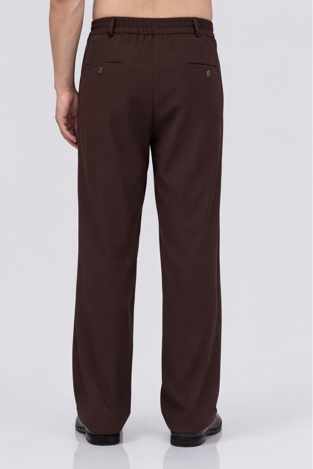 PANTALON PALAZO DE VESTIR PARA HOMBRE YAARUB MARRON